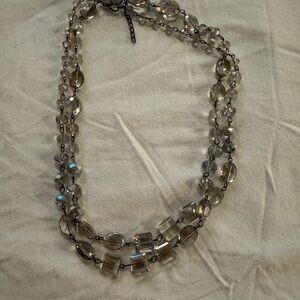 Smoky Crystal Multi-Strand Necklace - Women Jewelry